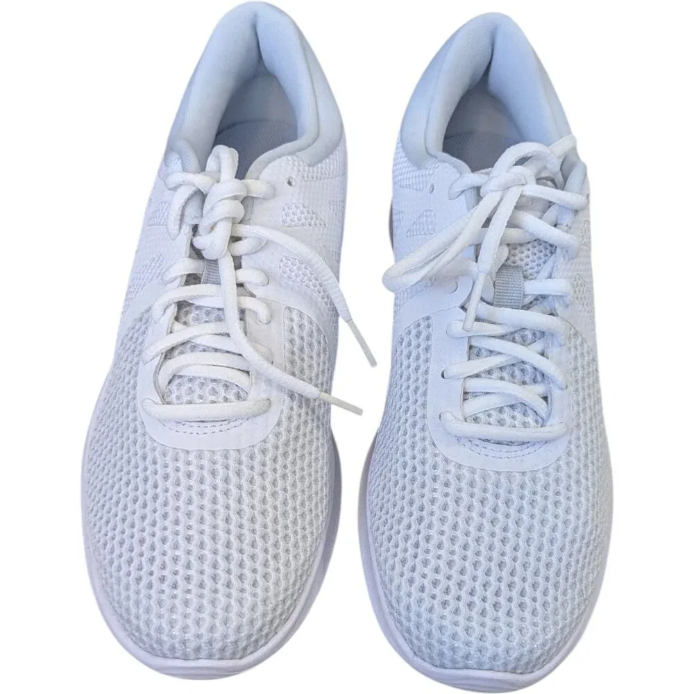 Nike NWOT 7.5 Revolution 4 White Women's Running Sneaker Shoe